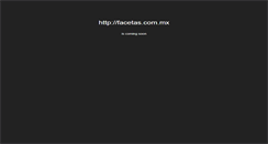 Desktop Screenshot of facetas.com.mx